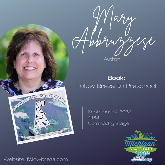 Meet the author Mary Abbruzzese at the Michigan State Fair